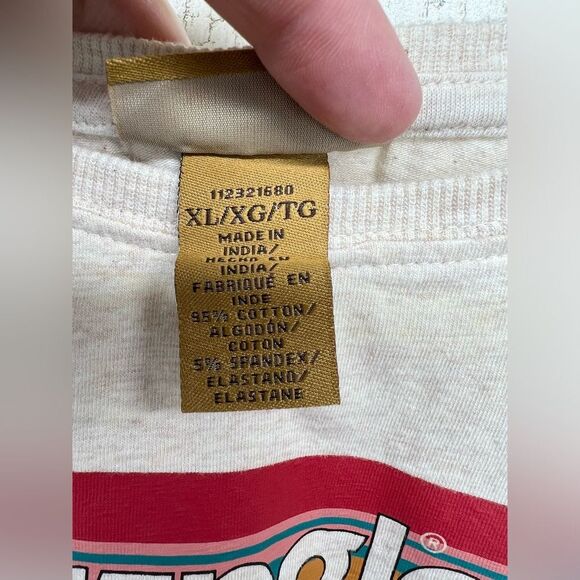 Wrangler Striped Logo Long Sleeve Graphic T Shirt Girls XL - Picture 4 of 7